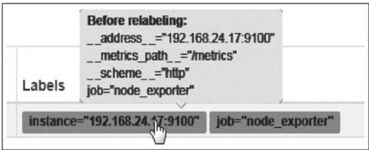 图12：实例元数据标签信息