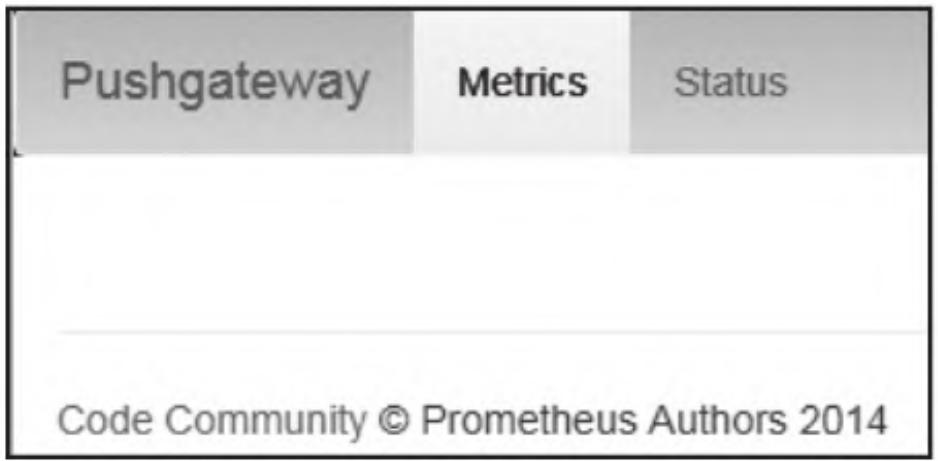图2：Pushgateway页面信息